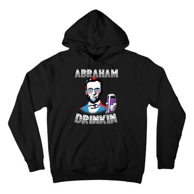 Patriotic Abraham Lincoln Drinkin Tall Hoodie