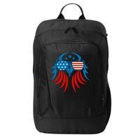 Patriotic American Bald Eagle City Backpack
