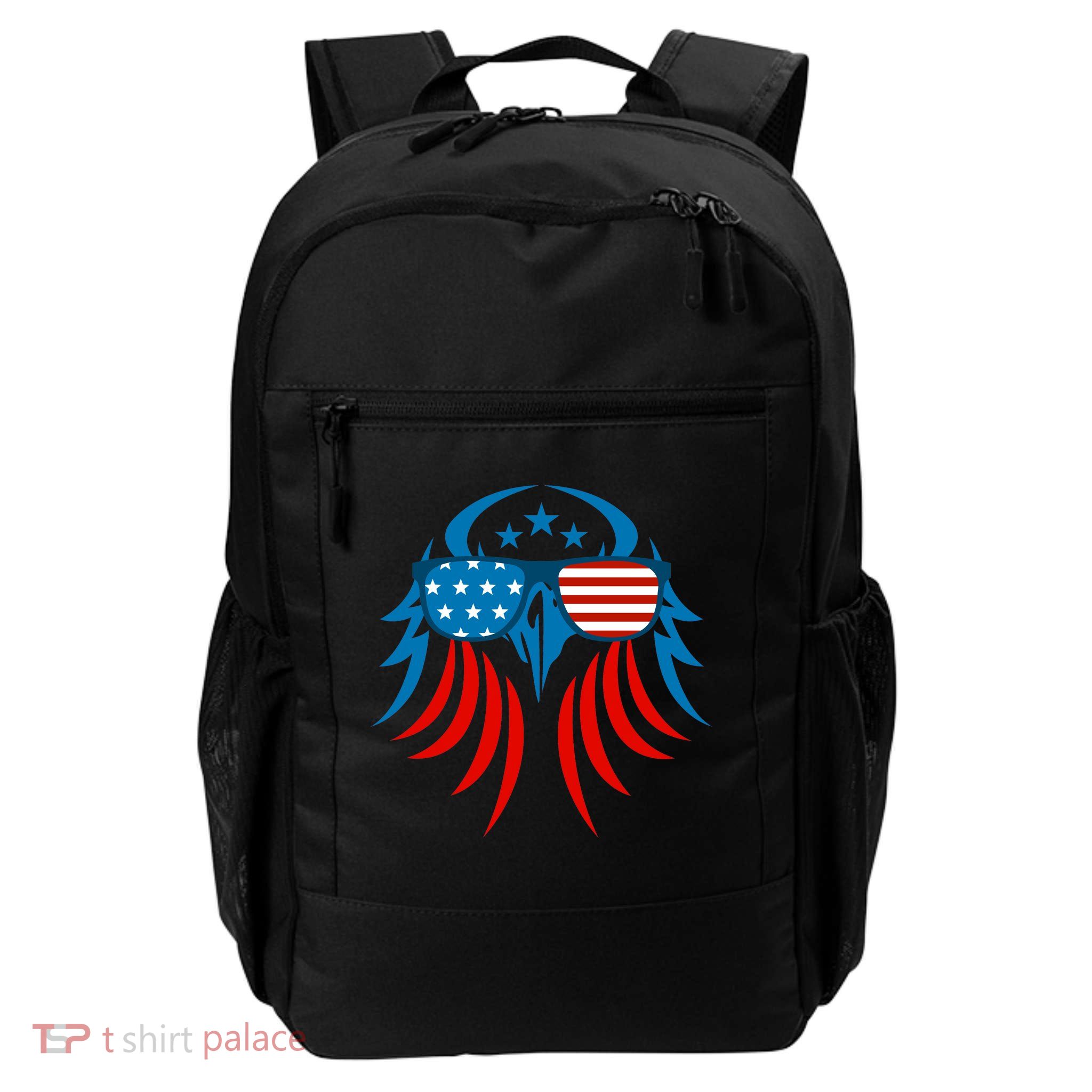 Patriotic American Bald Eagle Backpack