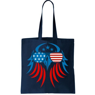 Patriotic American Bald Eagle Tote Bag