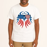 Patriotic American Bald Eagle Tall T-Shirt