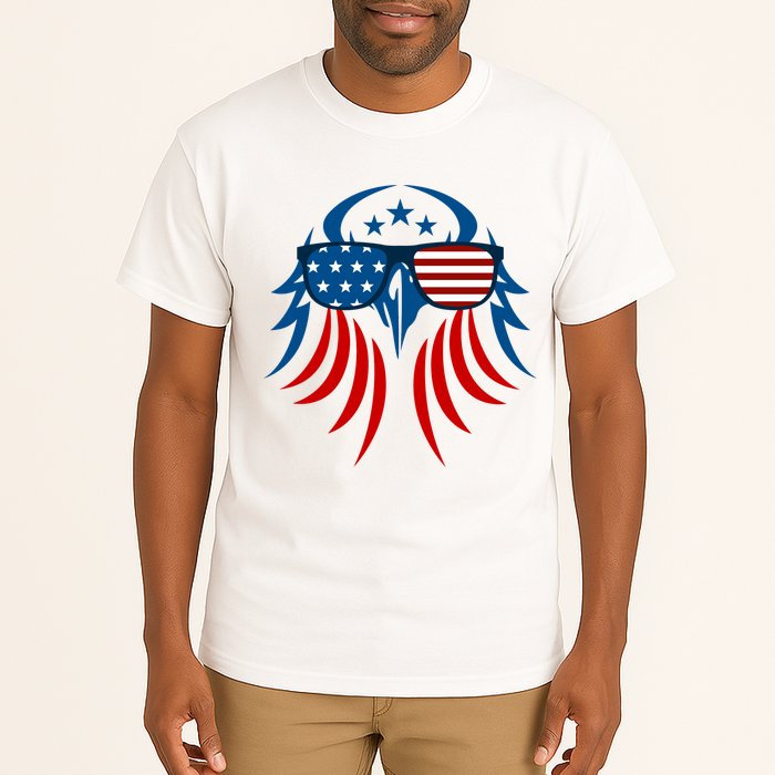 Patriotic American Bald Eagle Tall T-Shirt