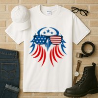 Patriotic American Bald Eagle Tall T-Shirt