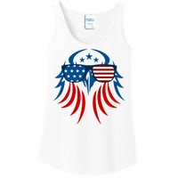 Patriotic American Bald Eagle Ladies Essential Tank