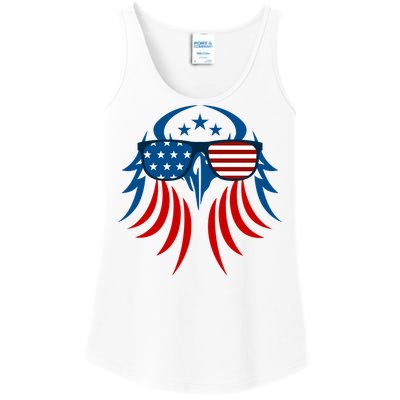 Patriotic American Bald Eagle Ladies Essential Tank