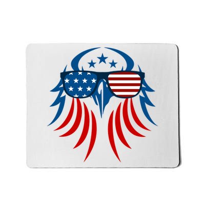 Patriotic American Bald Eagle Mousepad