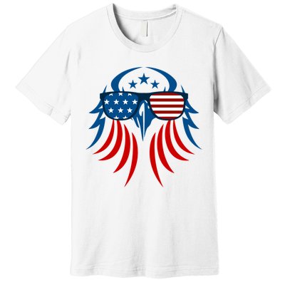 Patriotic American Bald Eagle Premium T-Shirt