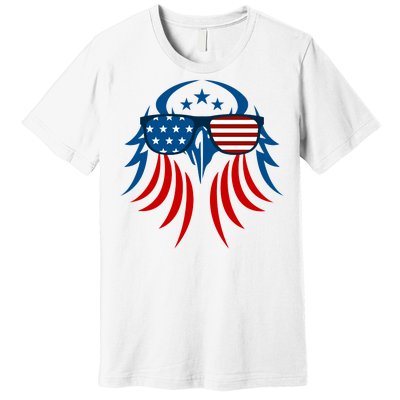 Patriotic American Bald Eagle Premium T-Shirt