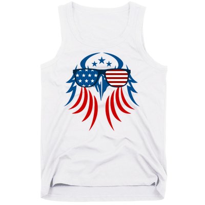 Patriotic American Bald Eagle Tank Top