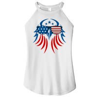 Patriotic American Bald Eagle Women's Perfect Tri Rocker Tank