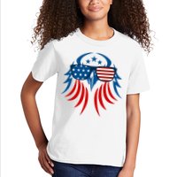 Patriotic American Bald Eagle Kids T-Shirt
