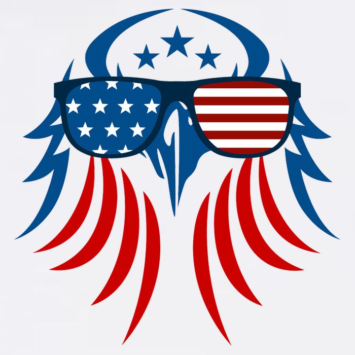 Patriotic American Bald Eagle Kids T-Shirt