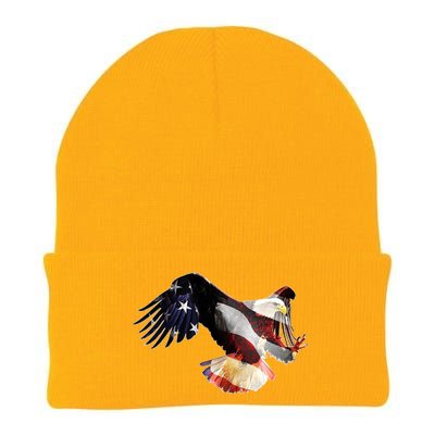 Patriotic American Bold Eagle Knit Cap Winter Beanie