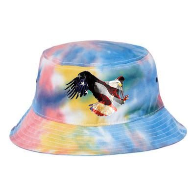 Patriotic American Bold Eagle Tie Dye Newport Bucket Hat