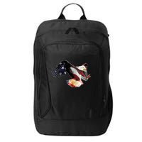 Patriotic American Bold Eagle City Backpack