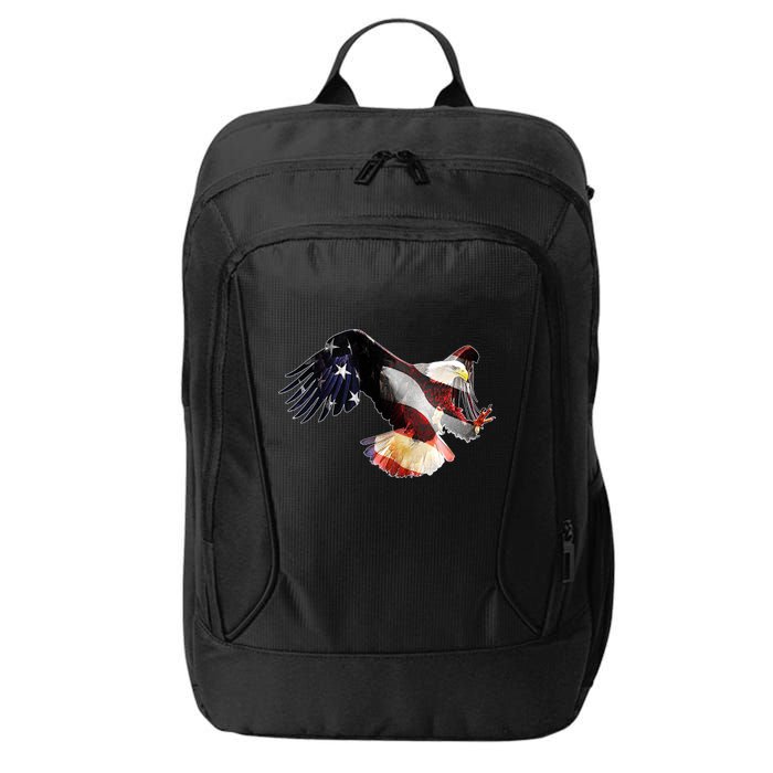 Patriotic American Bold Eagle City Backpack