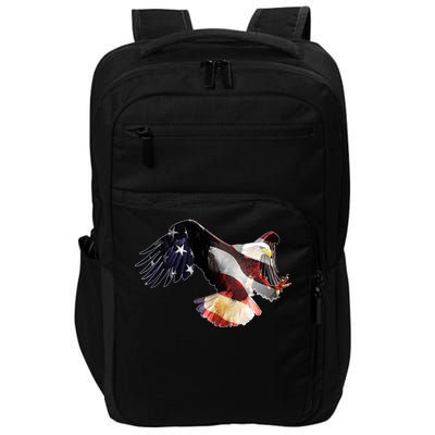 Patriotic American Bold Eagle Impact Tech Backpack