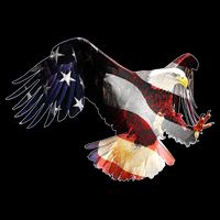 Patriotic American Bold Eagle Backpack