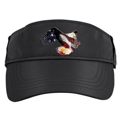Patriotic American Bold Eagle Adult Drive Performance Visor
