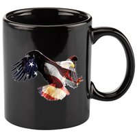 Patriotic American Bold Eagle 11oz C Handle Ceramic Mug