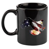Patriotic American Bold Eagle 11oz C Handle Ceramic Mug
