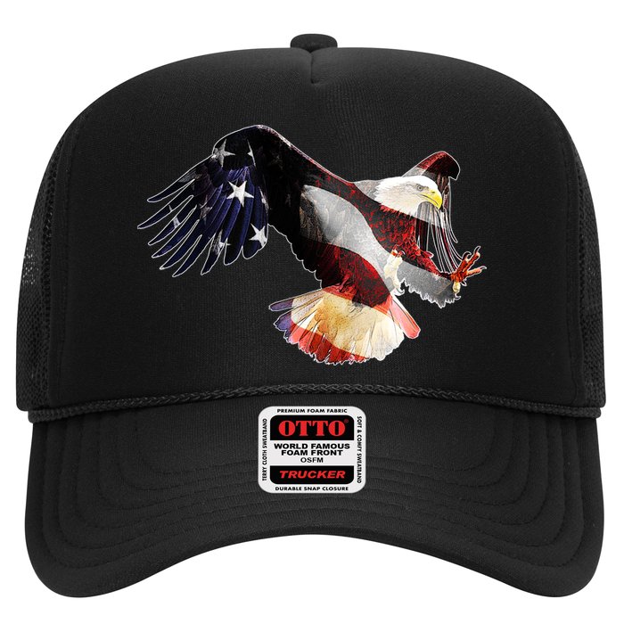 Patriotic American Bold Eagle Trucker Hat