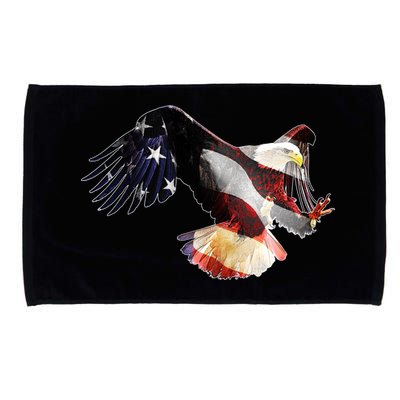 Patriotic American Bold Eagle Microfiber Hand Towel