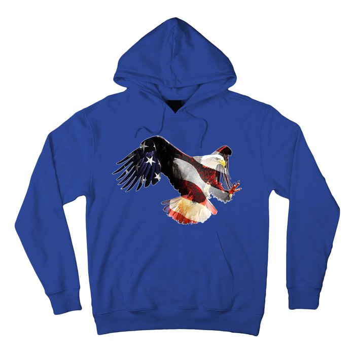 Patriotic American Bold Eagle Hoodie