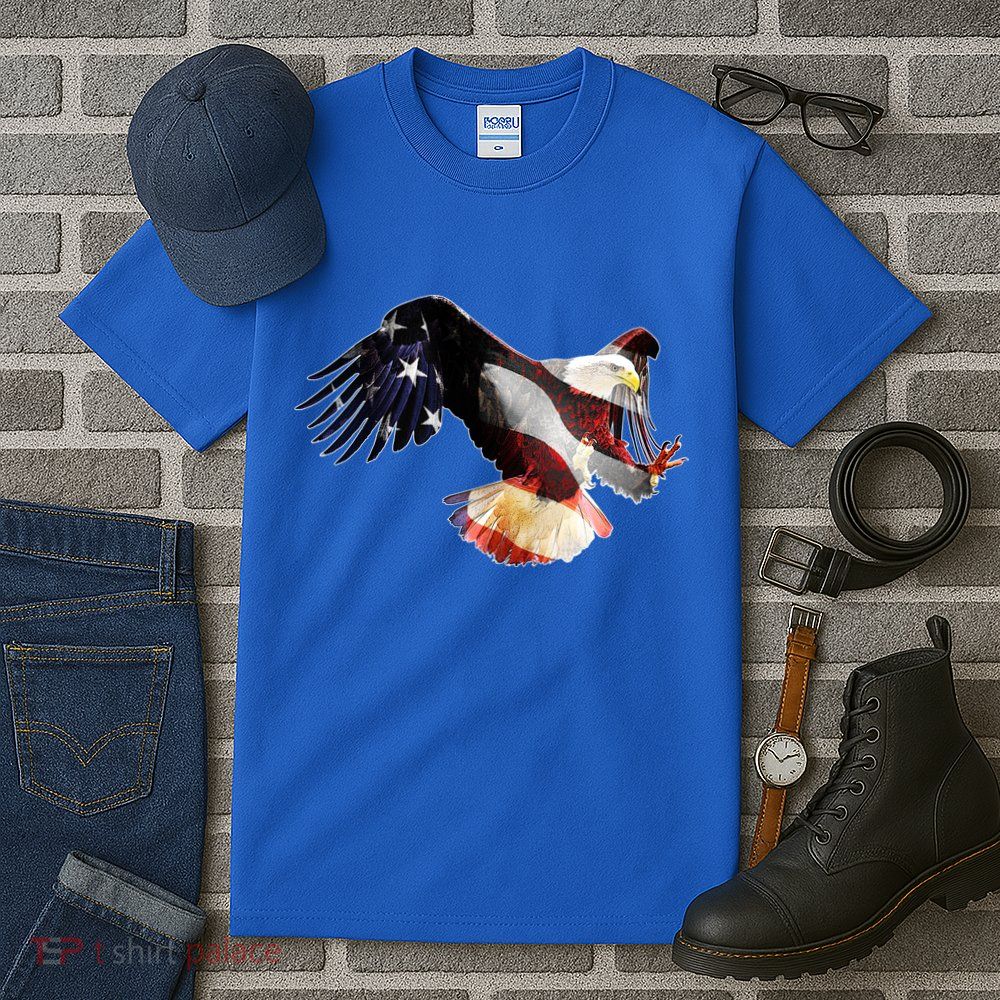 Patriotic American Bold Eagle Tall T-Shirt