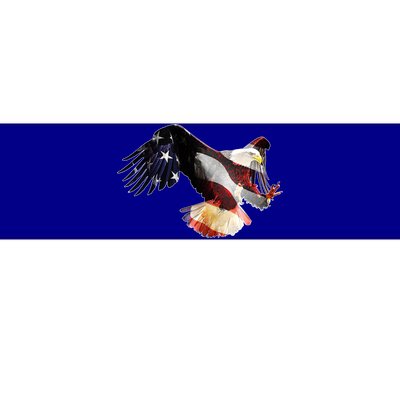 Patriotic American Bold Eagle Bumper Sticker