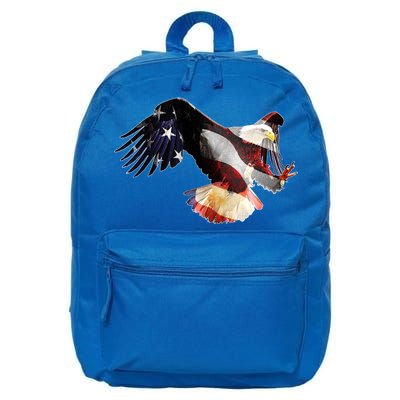 Patriotic American Bold Eagle 16 in Basic Backpack