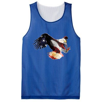 Patriotic American Bold Eagle Mesh Reversible Basketball Jersey Tank