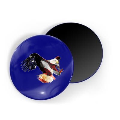 Patriotic American Bold Eagle Magnet