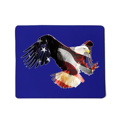 Patriotic American Bold Eagle Mousepad