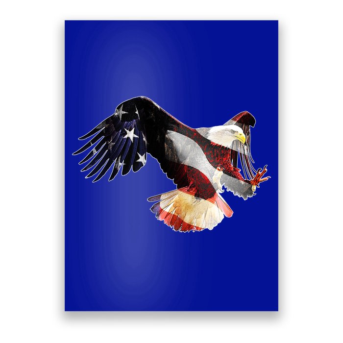 Patriotic American Bold Eagle Poster