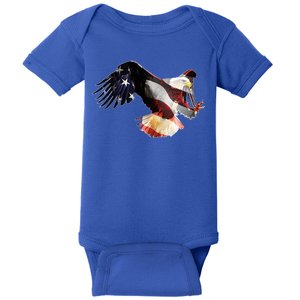 Patriotic American Bold Eagle Baby Bodysuit