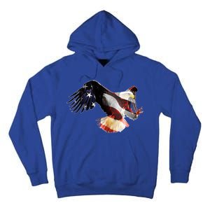 Patriotic American Bold Eagle Tall Hoodie