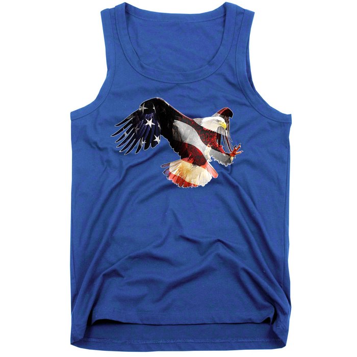 Patriotic American Bold Eagle Tank Top