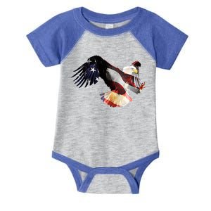 Patriotic American Bold Eagle Infant Baby Jersey Bodysuit