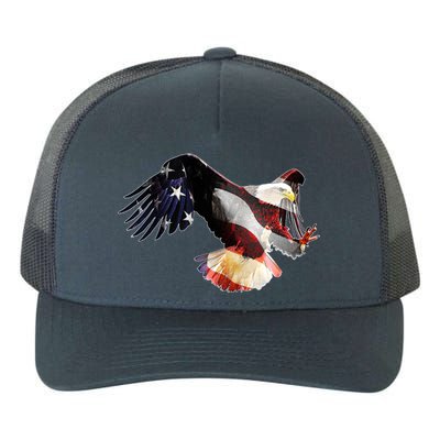 Patriotic American Bold Eagle Yupoong Adult 5-Panel Trucker Hat