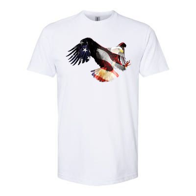 Patriotic American Bold Eagle Softstyle® CVC T-Shirt