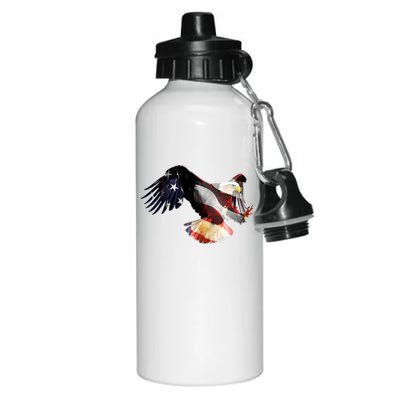 Patriotic American Bold Eagle Aluminum Water Bottle