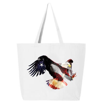 Patriotic American Bold Eagle 25L Jumbo Tote