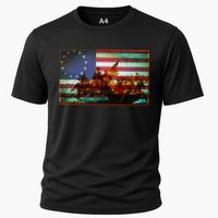 Patriotic Betsy Ross The Crossing Of Delaware Performance Shirt