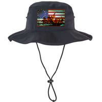 Patriotic Betsy Ross The Crossing Of Delaware Bucket Hat