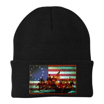 Patriotic Betsy Ross The Crossing Of Delaware Beanie