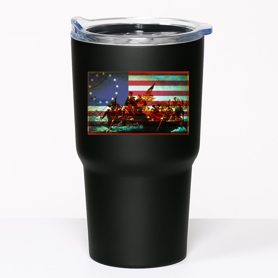 Patriotic Betsy Ross The Crossing Of Delaware Tumbler