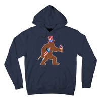 Patriotic Bigfoot Fireworks USA Hoodie