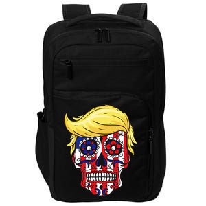 Patriotic Donald Trump Sugar Skull Impact Tech Backpack