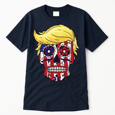 Patriotic Donald Trump Sugar Skull Tall T-Shirt